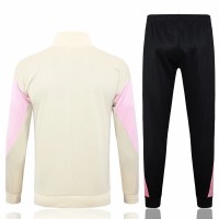 PSG Jordan Mens Beige Training Presentation Football Tracksuit 2024-25