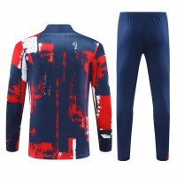 PSG Jordan Mens Red Training Technical Football Tracksuit 2024-25