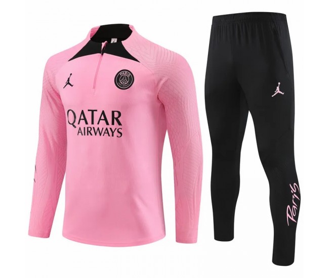 Jordan PSG Pink Training Technical Football Tracksuit 23-24