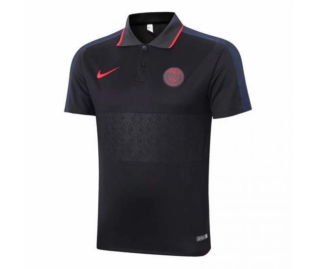 PSG Polo Black Shirt 2020