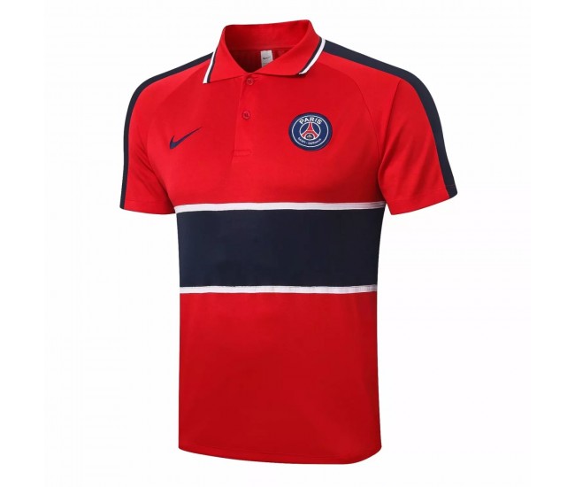 PSG Polo Red Shirt 2020
