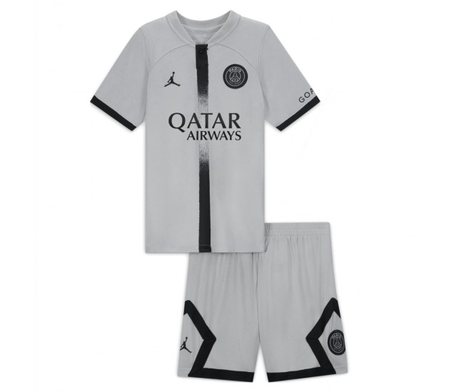 Paris Saint-Germain Away Kids kit 2022-23