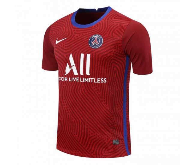 Paris Saint Germain Goalkeeper Jersey Red 2020 2021