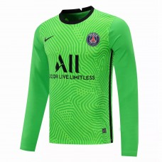 Paris Saint Germain Goalkeeper Long Sleeve Jersey Green 2020 2021