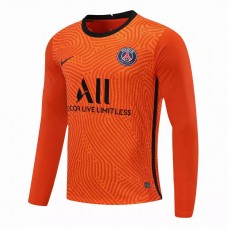 Paris Saint Germain Goalkeeper Long Sleeve Jersey Orange 2020 2021