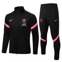 PSG Black Training Presentation Football Tracksuit 2021-22