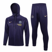 PSG Navy Hooded Presentation Football Tracksuit 23-24