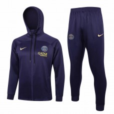 PSG Navy Hooded Presentation Football Tracksuit 23-24