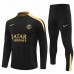 PSG Mens Black Training Technical Football Tracksuit 2024-25