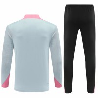 PSG Mens Grey Training Technical Football Tracksuit 2024-25