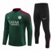PSG Mens Green Training Technical Football Tracksuit 2024-25