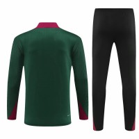 PSG Mens Green Training Technical Football Tracksuit 2024-25