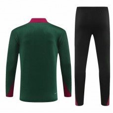 PSG Mens Green Training Technical Football Tracksuit 2024-25