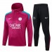 PSG Mens Maroon Training Hooded Technical Football Tracksuit 2024-25