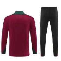 PSG Mens Red Training Technical Football Tracksuit 2024-25
