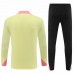 PSG Mens Yellow Training Technical Football Tracksuit 2024-25