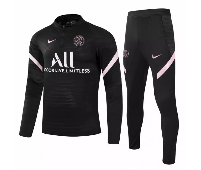 PSG Training Technical Soccer Tracksuit 2021 Black