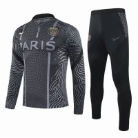 PSG Training Technical Soccer Tracksuit Black 2020 2021