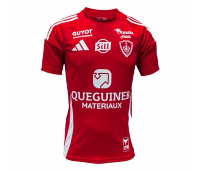 Stade Brest Mens Home Jersey 24-25