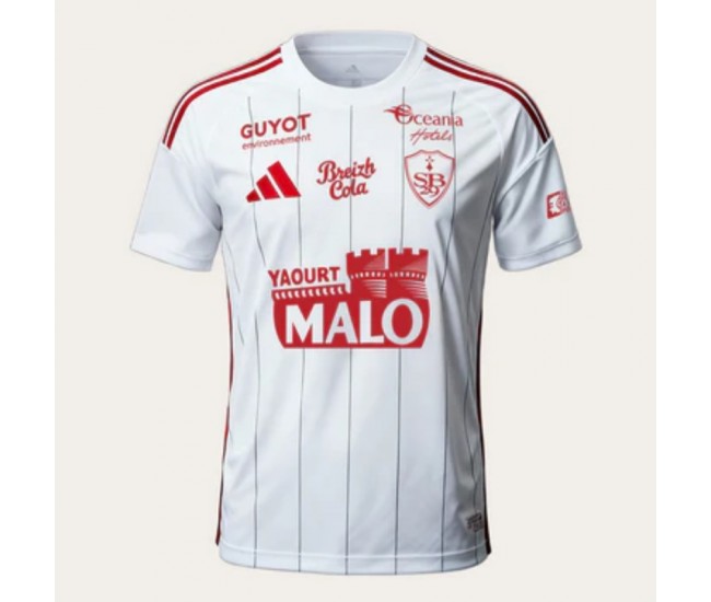 Stade Brest Mens Away Jersey 25-26 