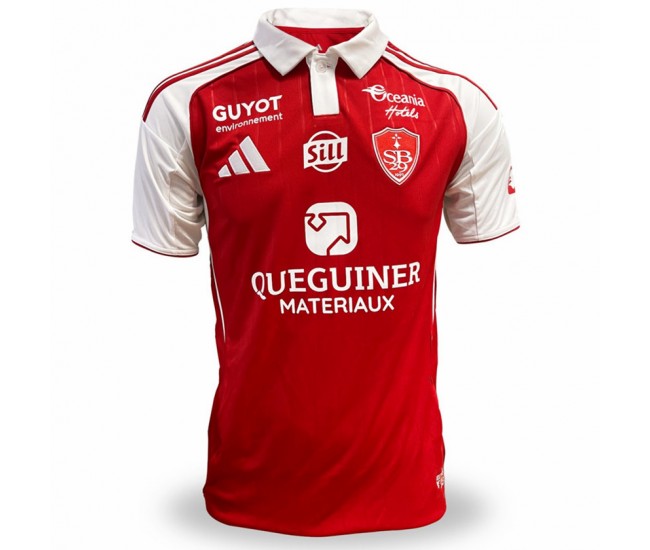 Stade Brest Mens Home Jersey 25-26