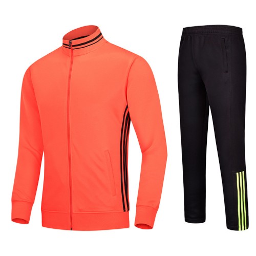 Women's Solid Color Training Presentation Football Tracksuit