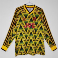 Arsenal FC Long Sleeve Away Retro Jersey 1990-1992