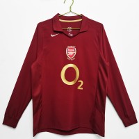 Arsenal FC Long Sleeve Home Retro Jersey 2005-2006