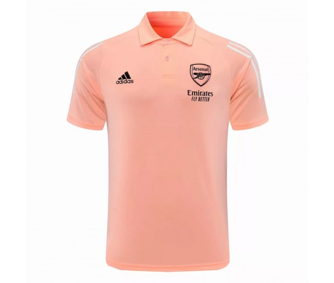 Arsenal EU Polo Jersey Chalk Coral 2020 2021