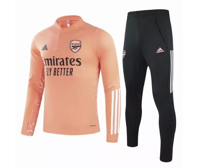 Arsenal FC Training Technical Soccer Tracksuit Chalk Coral 2020 2021