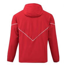 Arsenal Mens Red Windbreaker Jacket 24-25