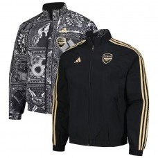 Arsenal Mens Ian Wright Anthem Reversible Full-Zip Jacket 23-24