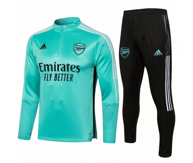 Arsenal Soccer Training Green Technical Tracksuit 2021-22