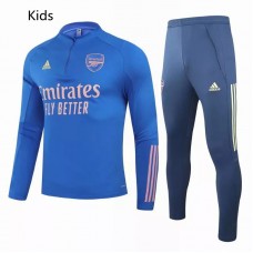 Arsenal Training Technical Soccer Tracksuit Kids Blue 2021