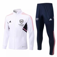 Arsenal FC White Training Presentation Football Tracksuit 2022-23