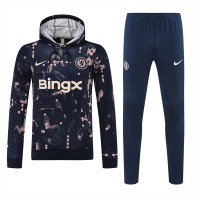 Chelsea FC Mens Academy Pro Se Training Hooded Sweat Football Tracksuit 25-26