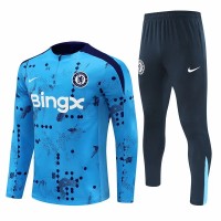 Chelsea Mens Blue Training Technical Football Tracksuit 24-25