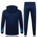 Chelsea Mens Navy Training Hooded Technical Football Tracksuit 24-25
