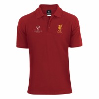 Liverpool FC Red Mens Champions League Polo T-Shirt 