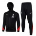 Liverpool FC Mens Black Training Hooded Presentation Football Tracksuit 24-25