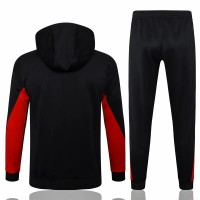 Liverpool FC Mens Black Training Hooded Presentation Football Tracksuit 24-25