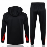 Liverpool FC Mens Black Training Hooded Technical Football Tracksuit 24-25