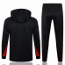 Liverpool FC Mens Black Training Hooded Technical Football Tracksuit 24-25