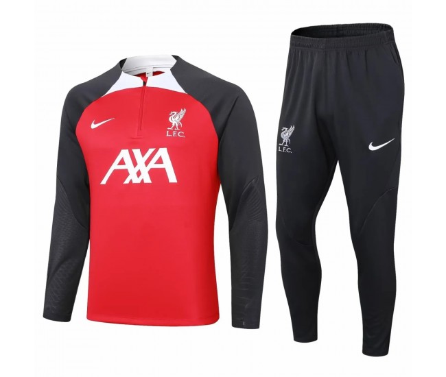 Liverpool FC Mens Red Training Technical Football Tracksuit 24-25