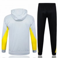 Liverpool FC Mens White Training Hooded Presentation Football Tracksuit 24-25