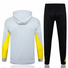 Liverpool FC Mens White Training Hooded Presentation Football Tracksuit 24-25