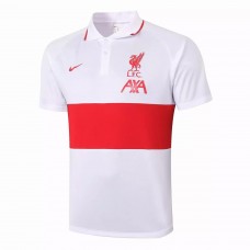 Liverpool FC White Polo 2020 2021