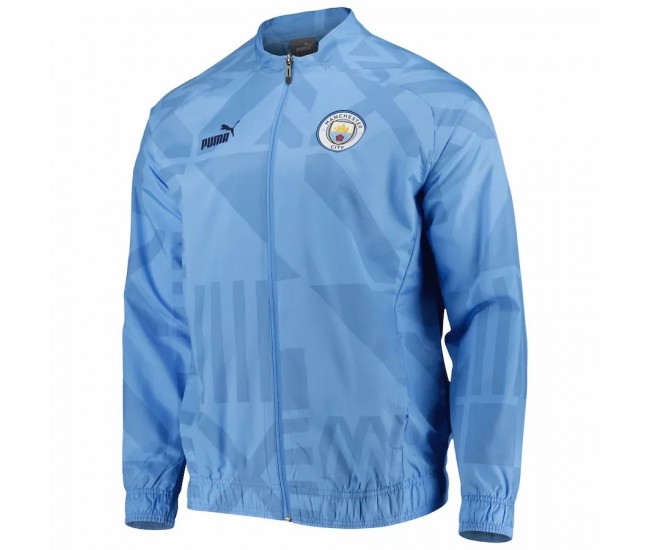 Manchester City FC Men Pre Match Football Jacket 23-24