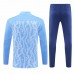 Manchester City FC Mens Blue Training Technical Football Tracksuit 24-25