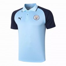 Manchester City FC Light Blue Polo Shirt 2020 2021